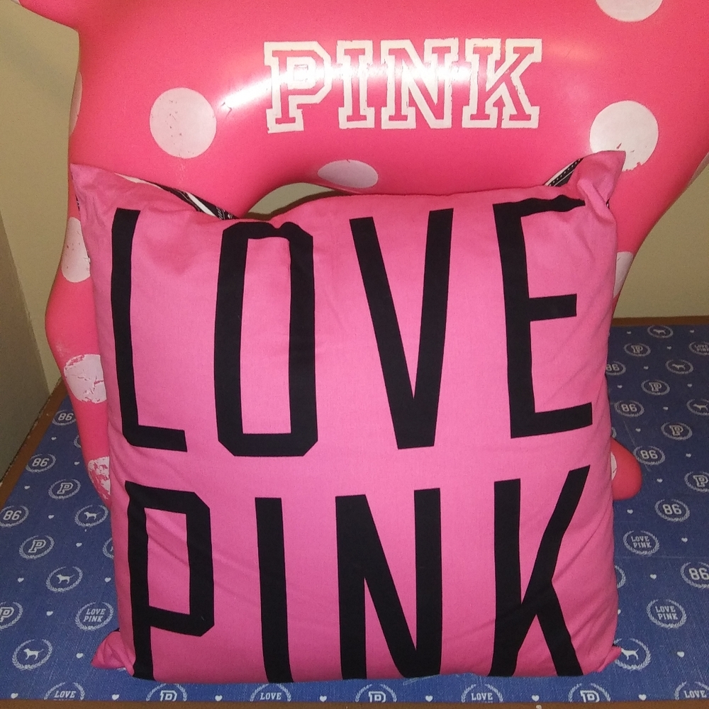 Victoria's Secret Pink throw pillow aztec